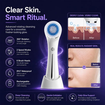 3-in-1 Facial Cleansing Brush