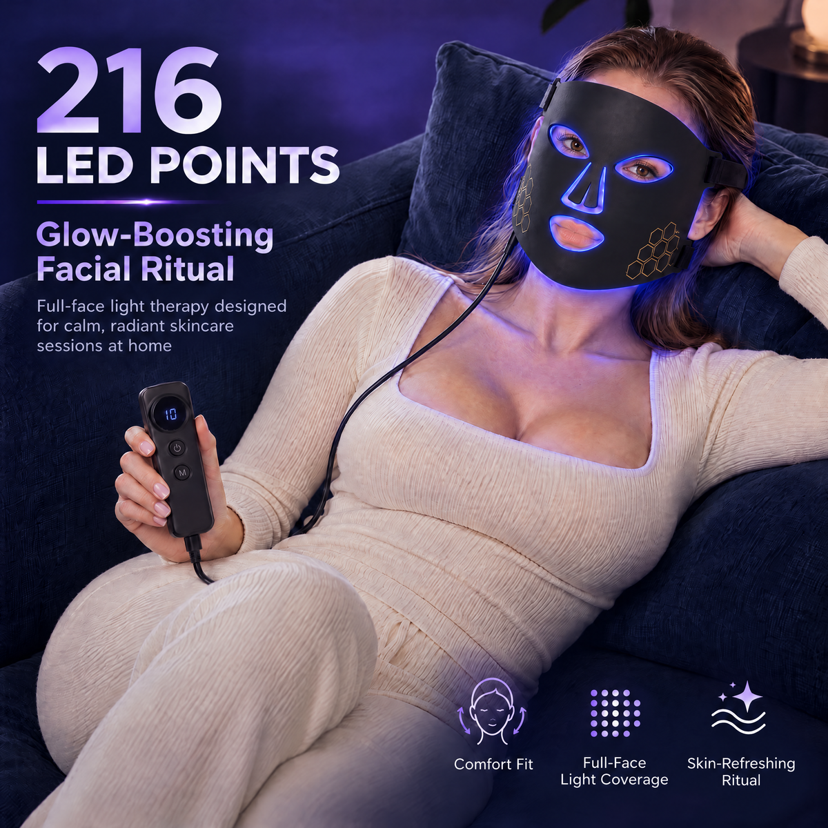 LED Light Therapy Face Mask