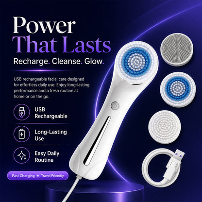 3-in-1 Facial Cleansing Brush